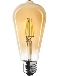 QTECH WIRELED ST64 DECOR E27 6W 2K NDLS 240V